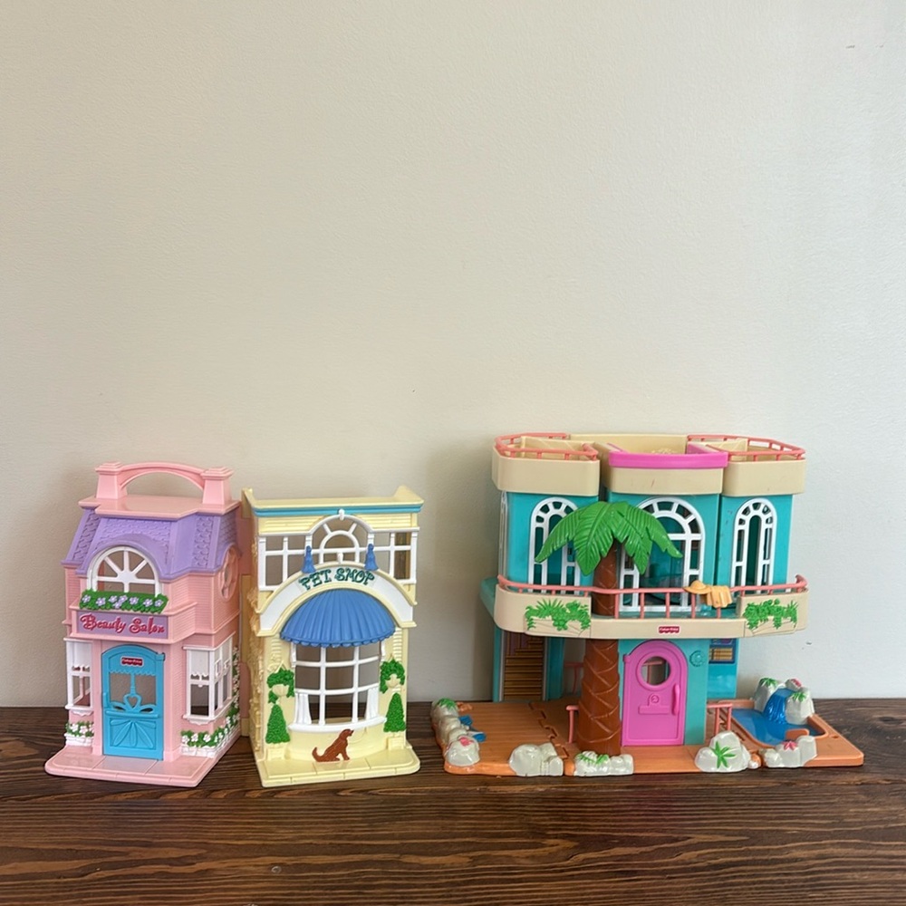 Fisher-Price ✨ Sweet Streets Buildings (set of 2!)